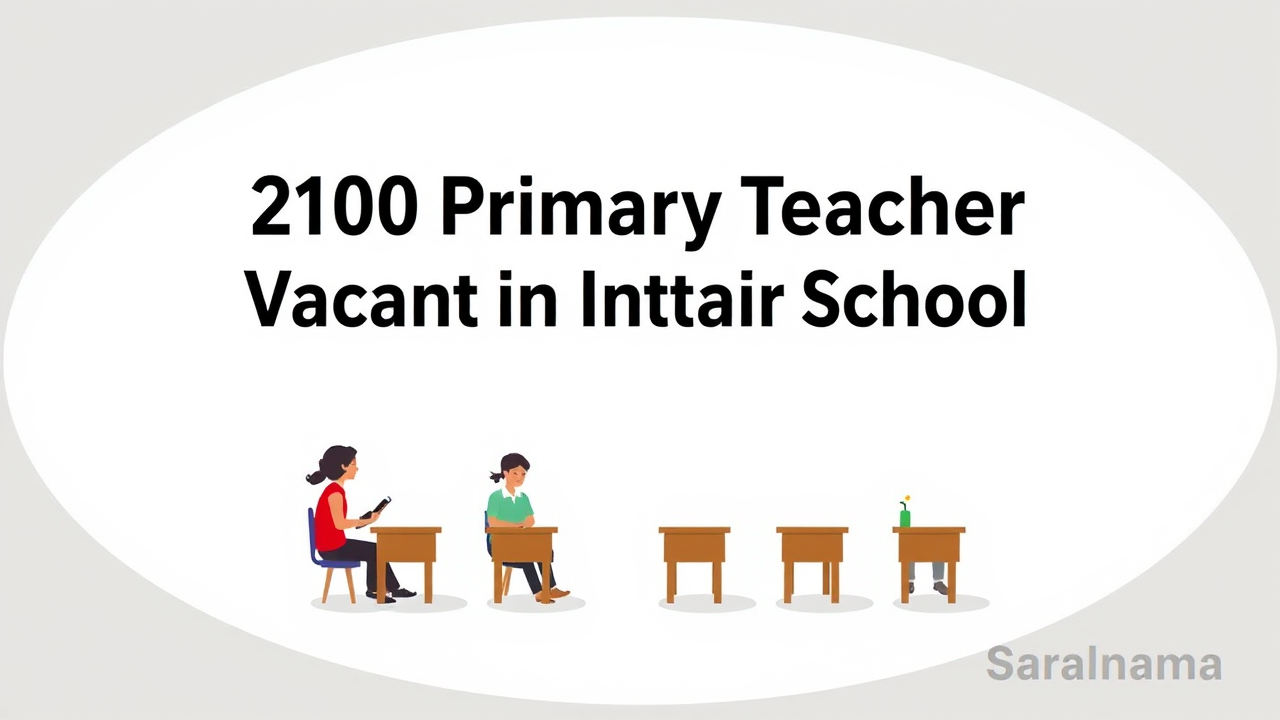 2100 Primary Teacher Posts Vacant in Uttarakhand Schools