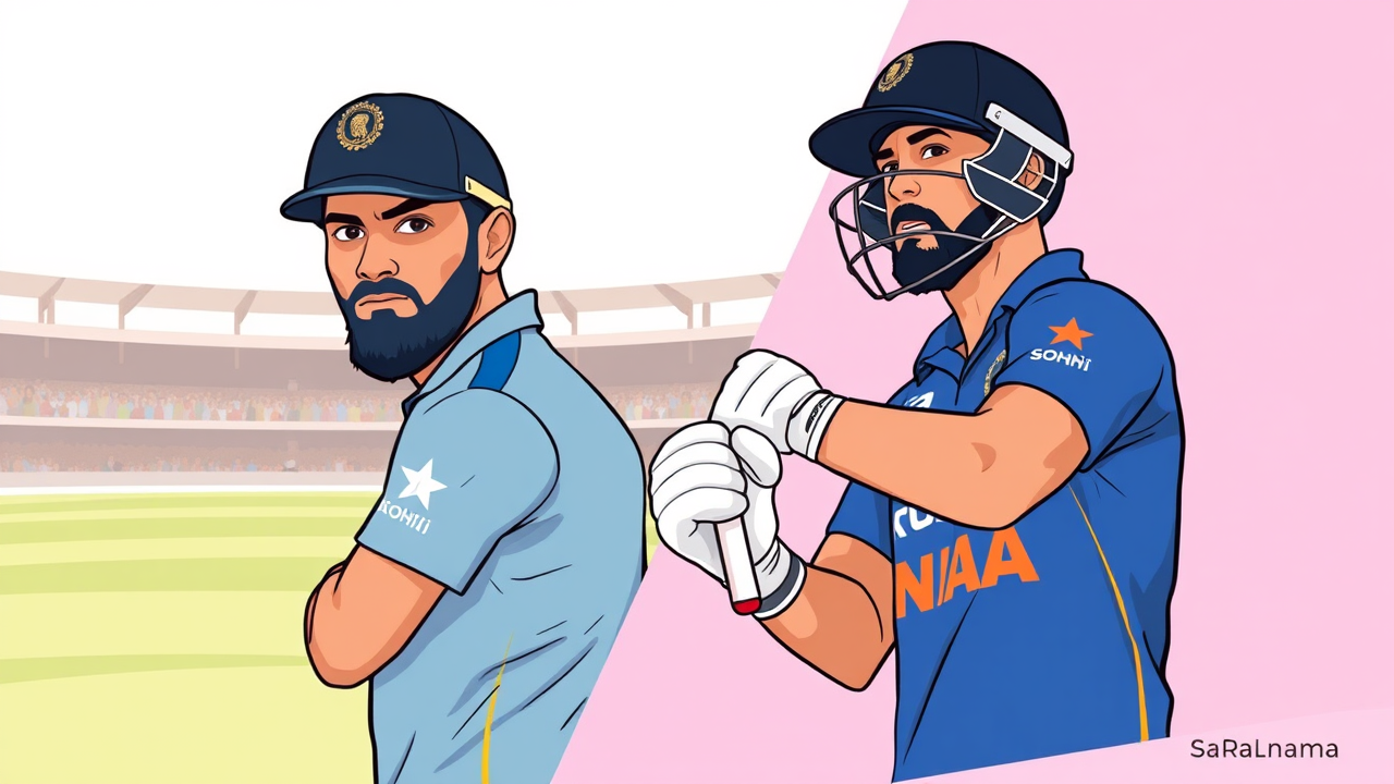 Rohit and Kohli Struggle in ODI Return Against Australia