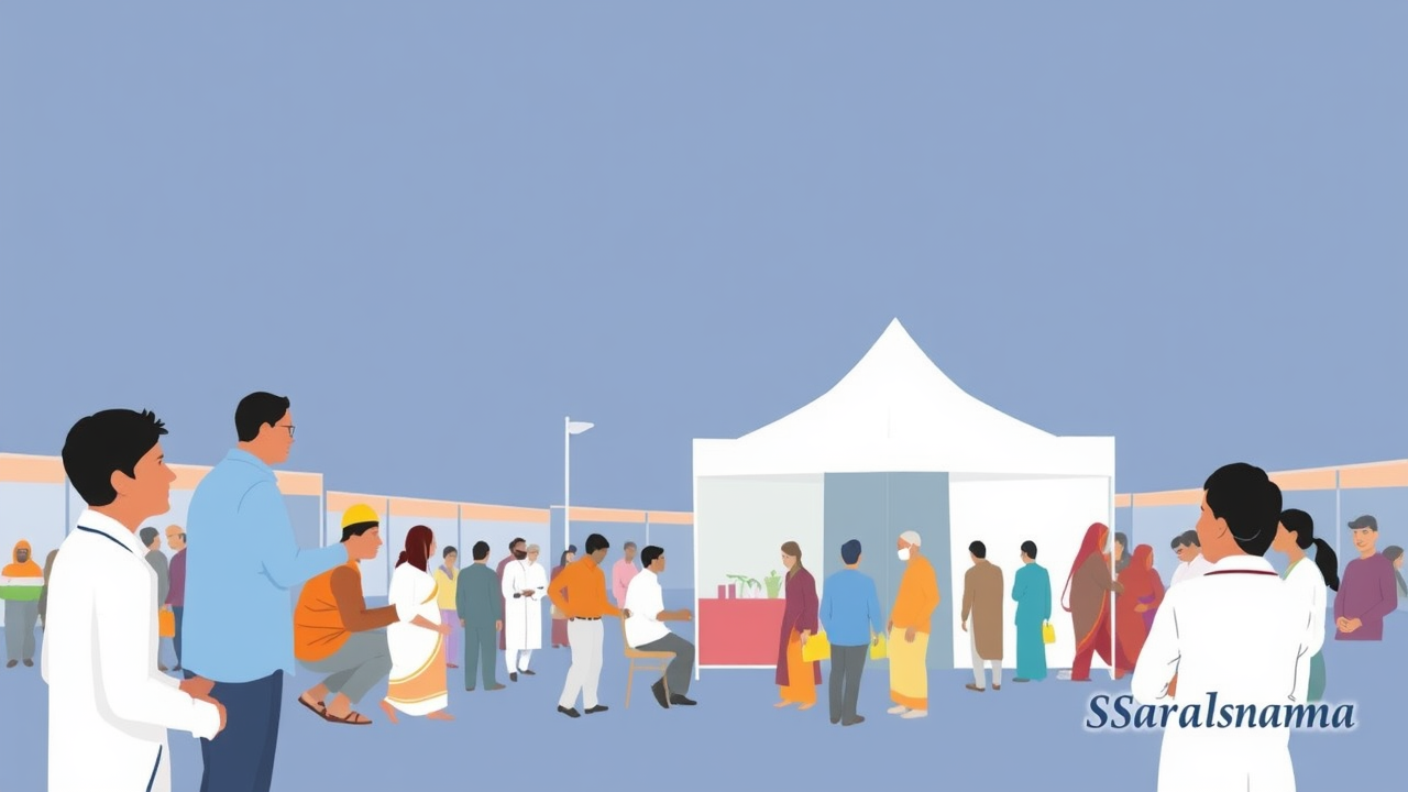 550+ Benefit from Free Health Checks at Ayush Fair in Balodabazar