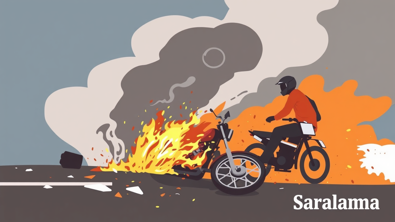 Bike Crash in Gumla: 3 Critically Injured
