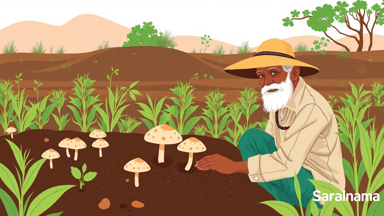 Mandsaur Farmer Makes Vermi Wash, Teaches Mushroom Farming