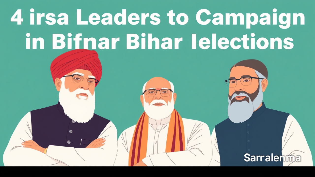4 Sirsa Leaders to Campaign in Bihar Elections