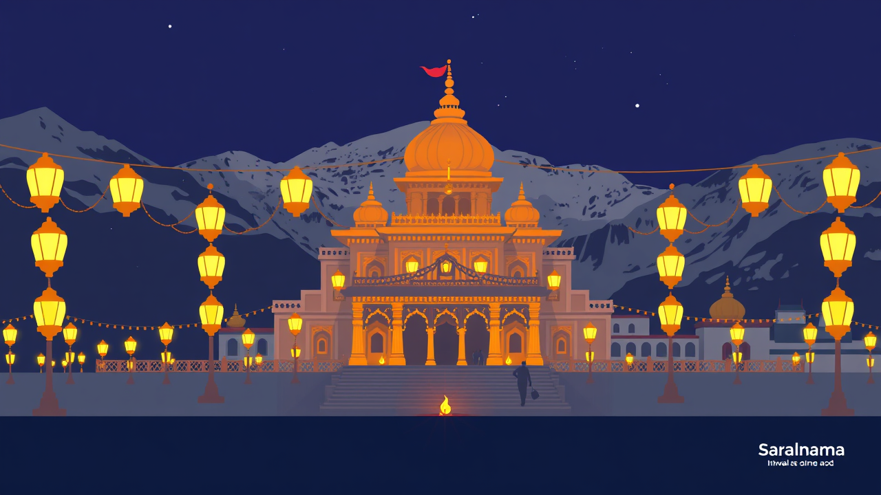 12,000 Lamps to Illuminate Badrinath Temple for Diwali