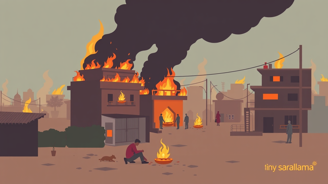 Diwali Fires in Patna's Upscale Areas Cause Panic