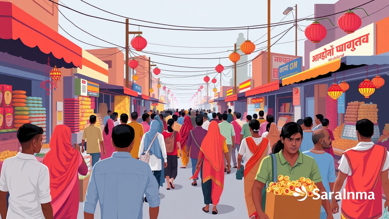 Diwali Shopping Rush in Shivpuri Markets