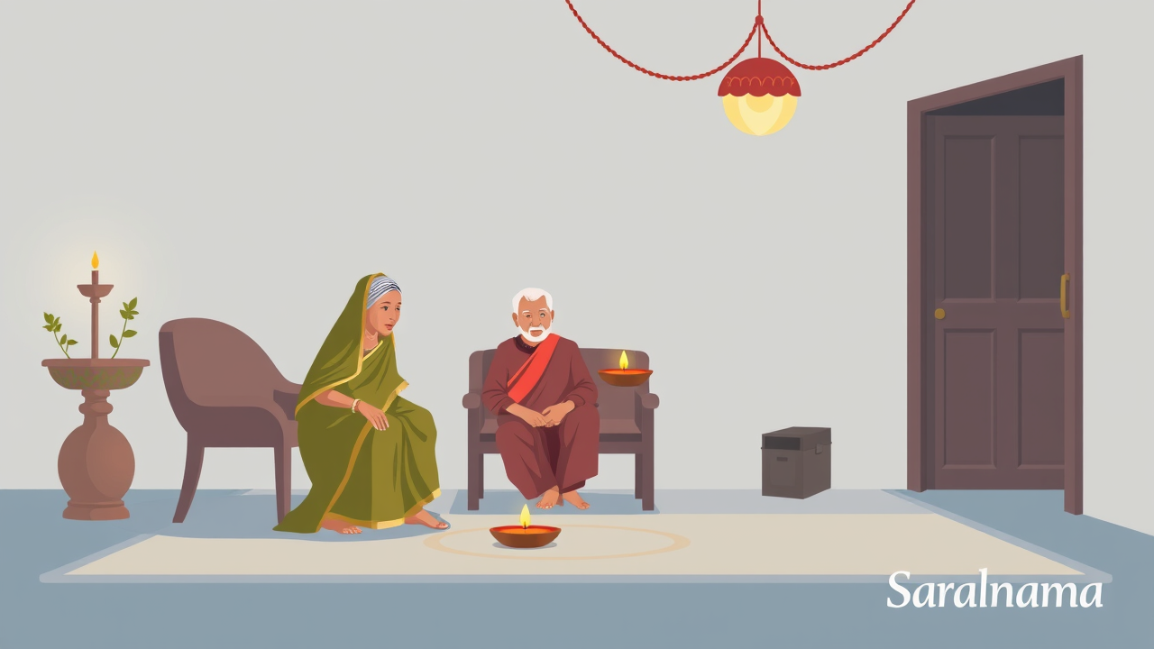 Unnao SP Celebrates Diwali at Old Age Home