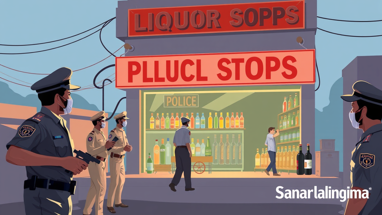 Police Raid Illegal Liquor Shops in Korba's TP Nagar