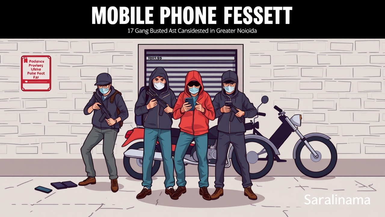 Mobile Phone Theft Gang Busted in Greater Noida