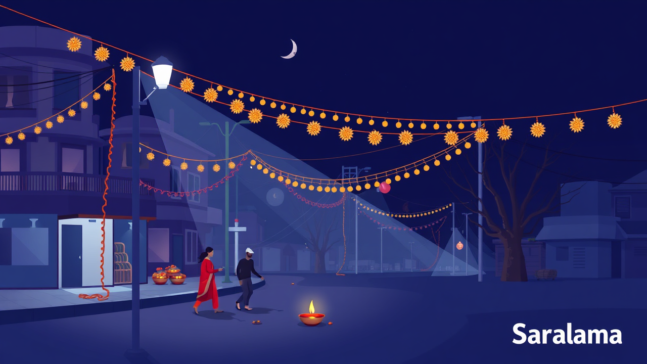 Diwali Lights Up Bijnor: Festive Cheer Amid Safety Measures