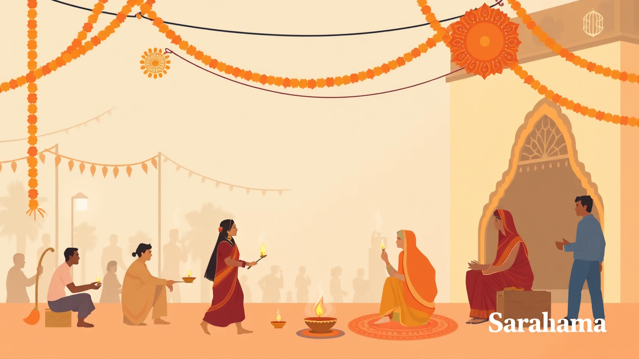 Diwali Celebrations in Kalyanpur: Festive Cheer and Security