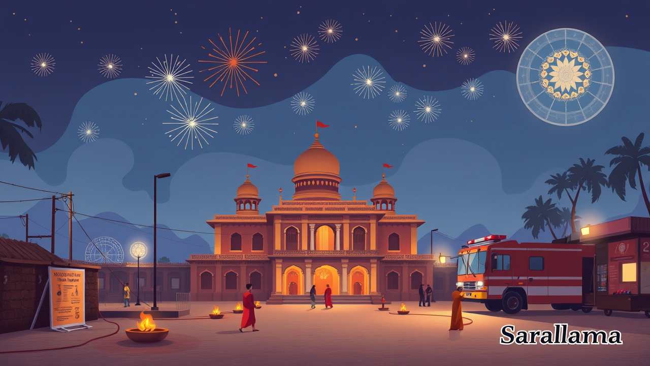 Diwali Celebrations Light Up Nalanda, Fire Dept on Alert