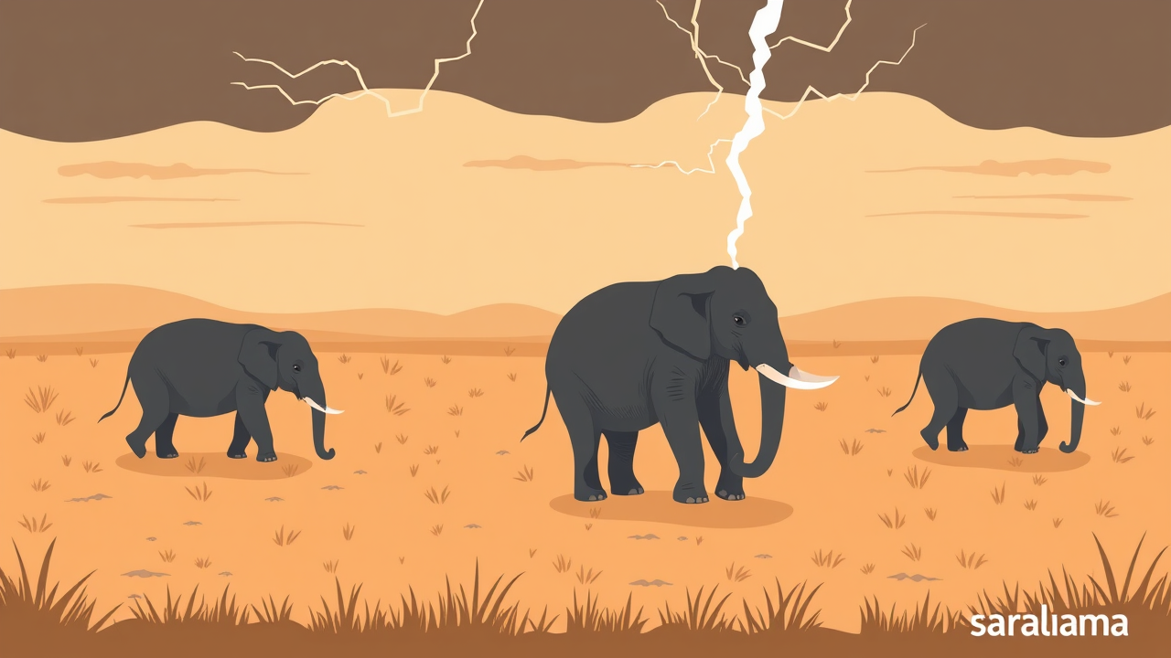 Elephant Dies from Electric Shock in Chhattisgarh Farm