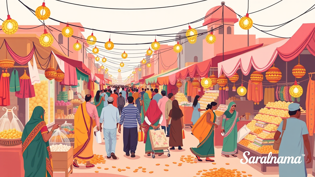 Diwali Celebrations in Dausa: Markets Bustling with Shoppers