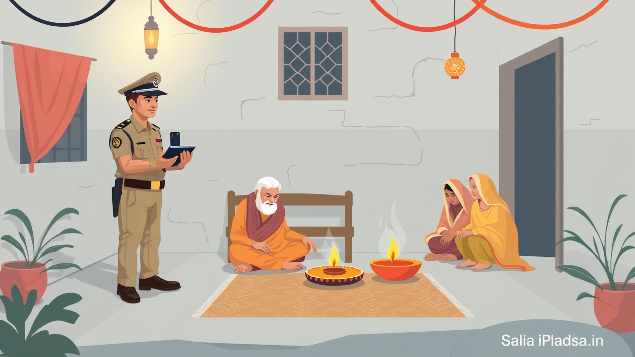 Police Celebrate Diwali with Elderly at Old Age Home in Farrukhabad