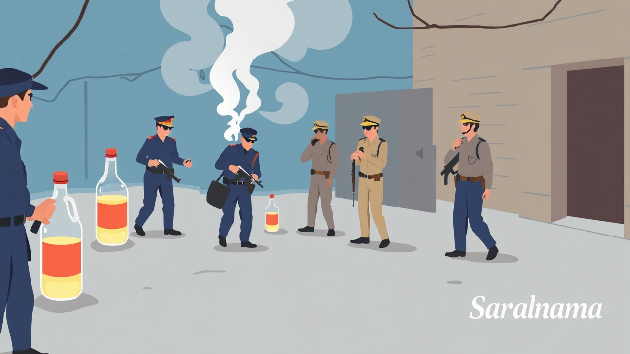 Police Seize 50 Liters of Liquor in Pre-Election Raid