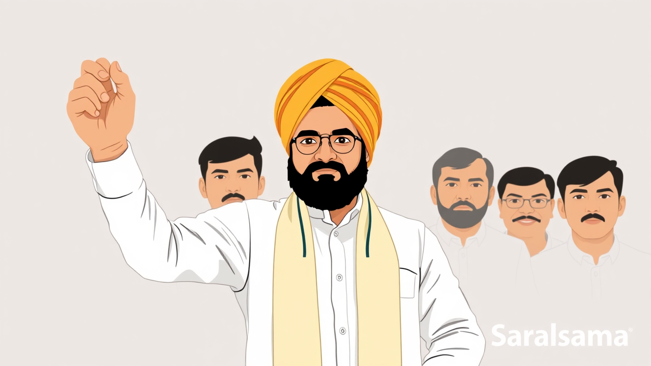 Ran Kaushal Pratap Singh Files Nomination for Lauriya Seat