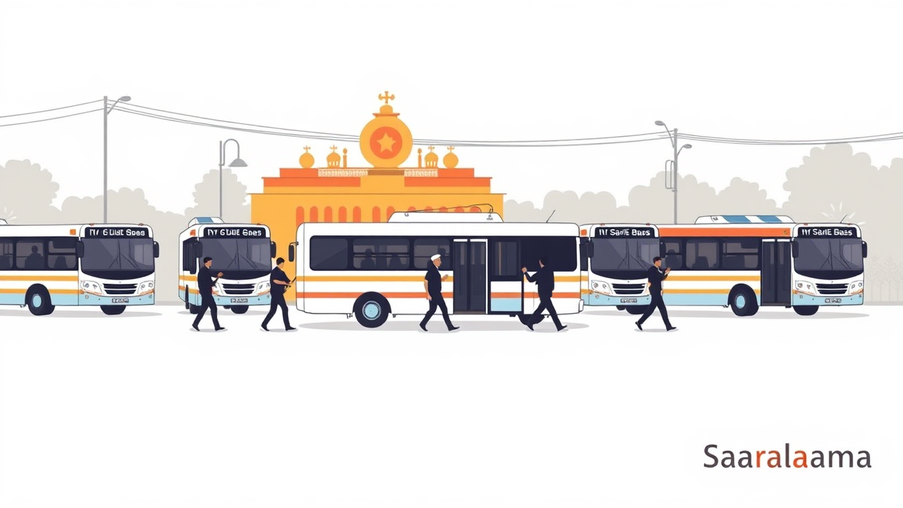 Balod Buses Halted, Security Tightened for Diwali