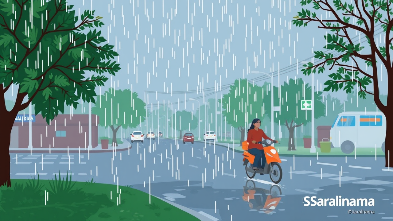 Light Rain Expected in Half of MP for Next 4 Days