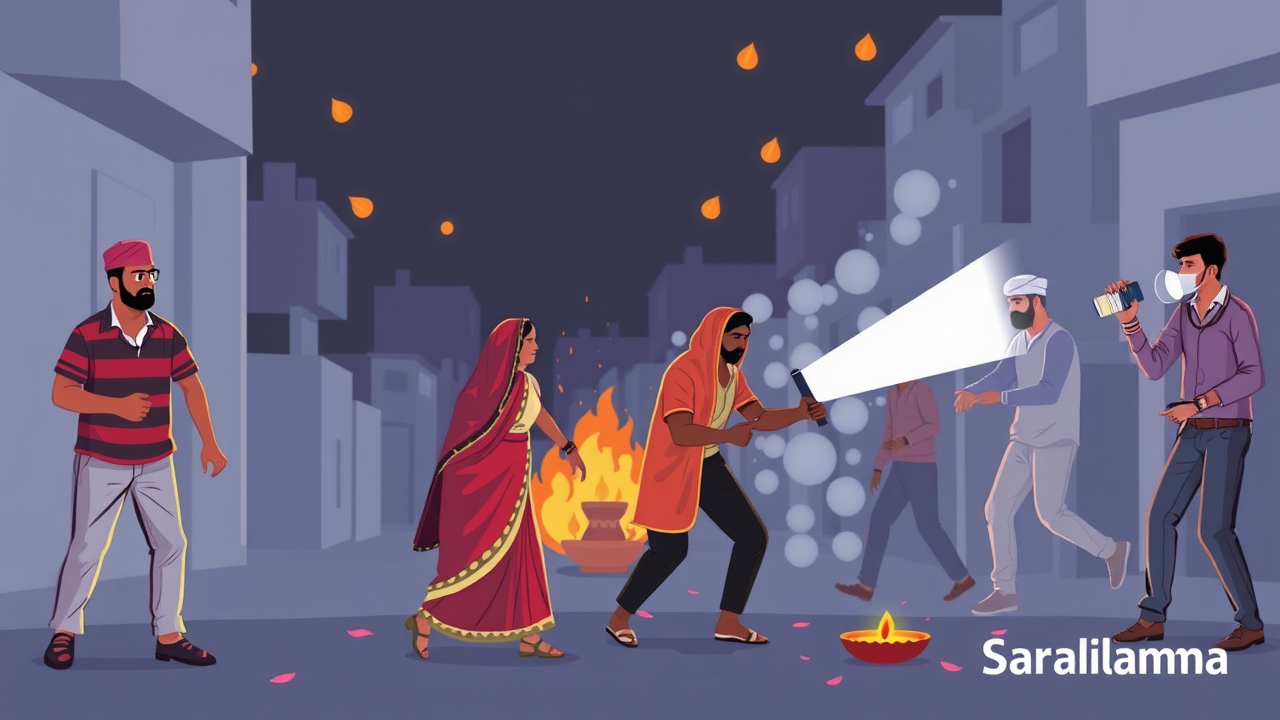 Diwali Night Brawl in Karnal Leaves Several Injured