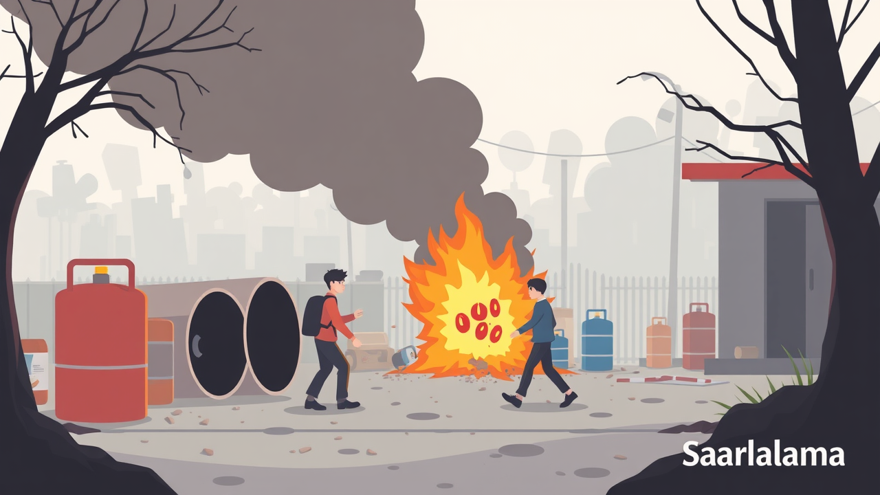 Gas Cylinder Blast in Faridabad: 2-Year-Old Dies, 3 Injured