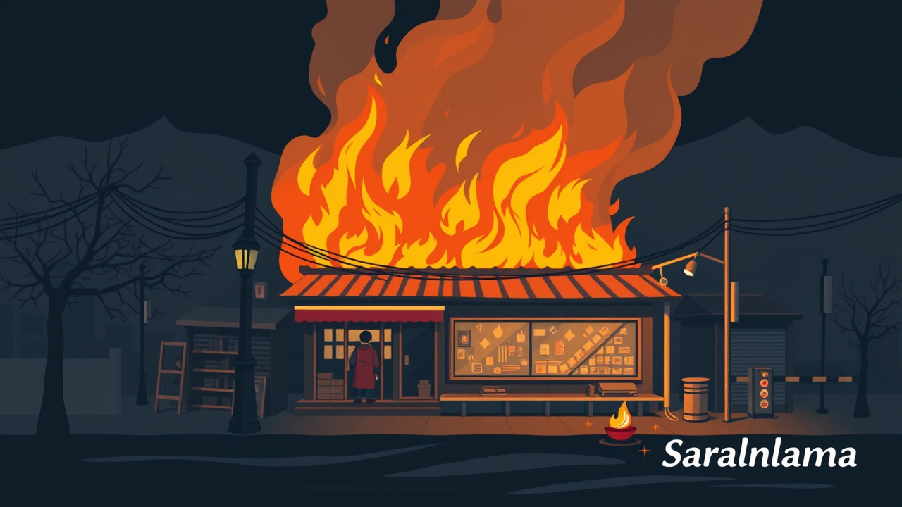 4 Shops Burn Down in Himachal Pradesh on Diwali Night