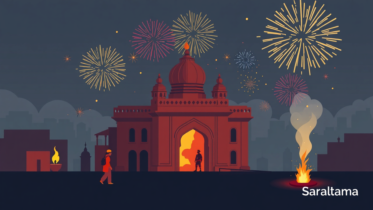Diwali Fireworks Spark 9 Fires in Ajmer, Fire Brigade Responds