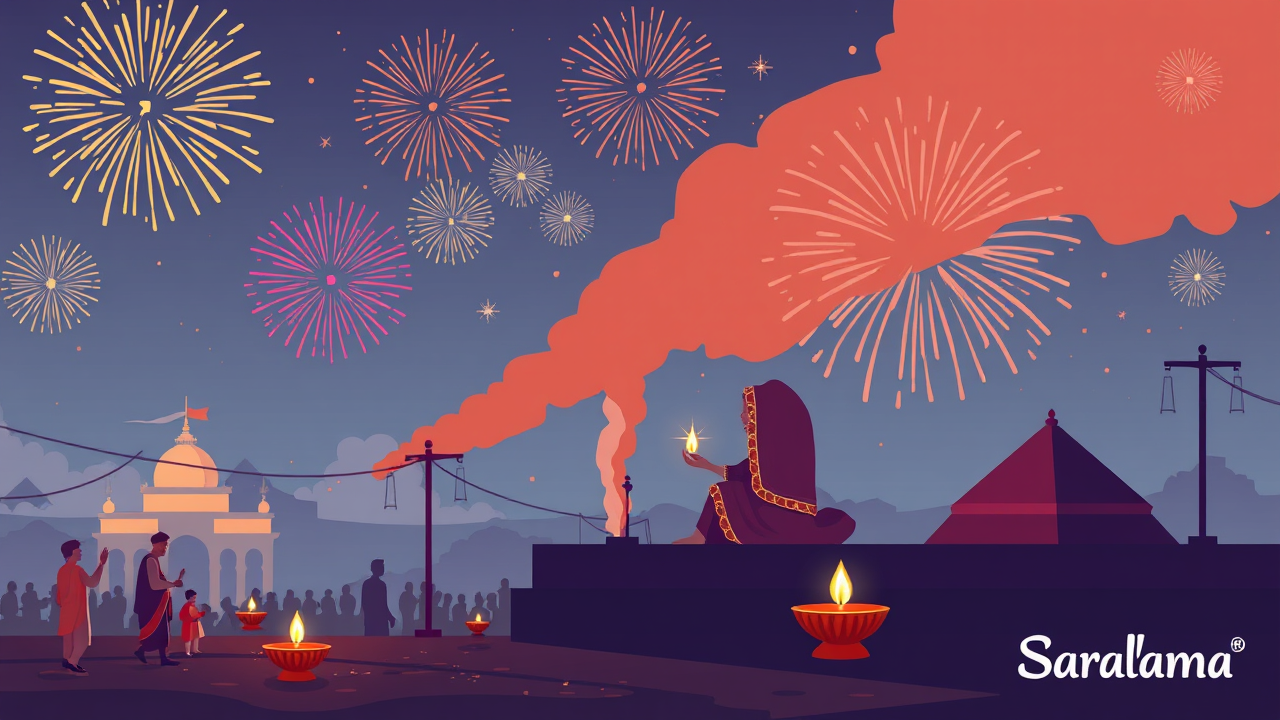 Diwali Celebrations in Tikamgarh: Prayers and Fireworks