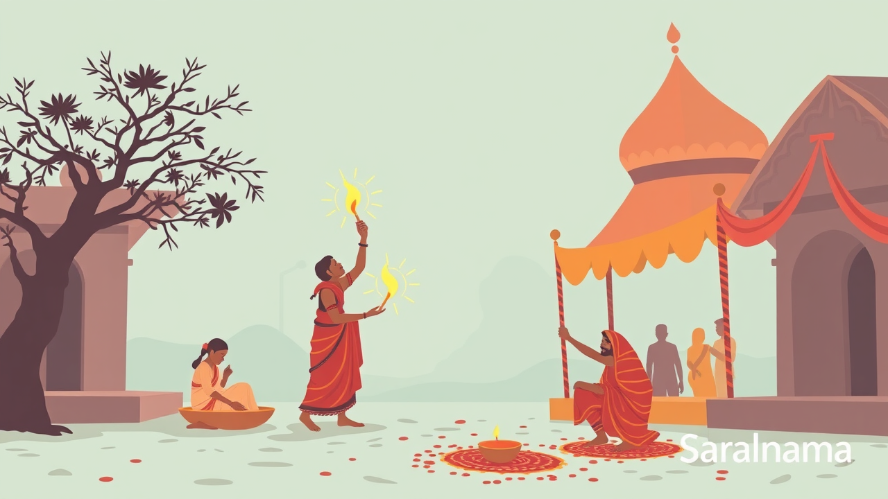 Buxar Celebrates 'Daridra Pitai' After Diwali