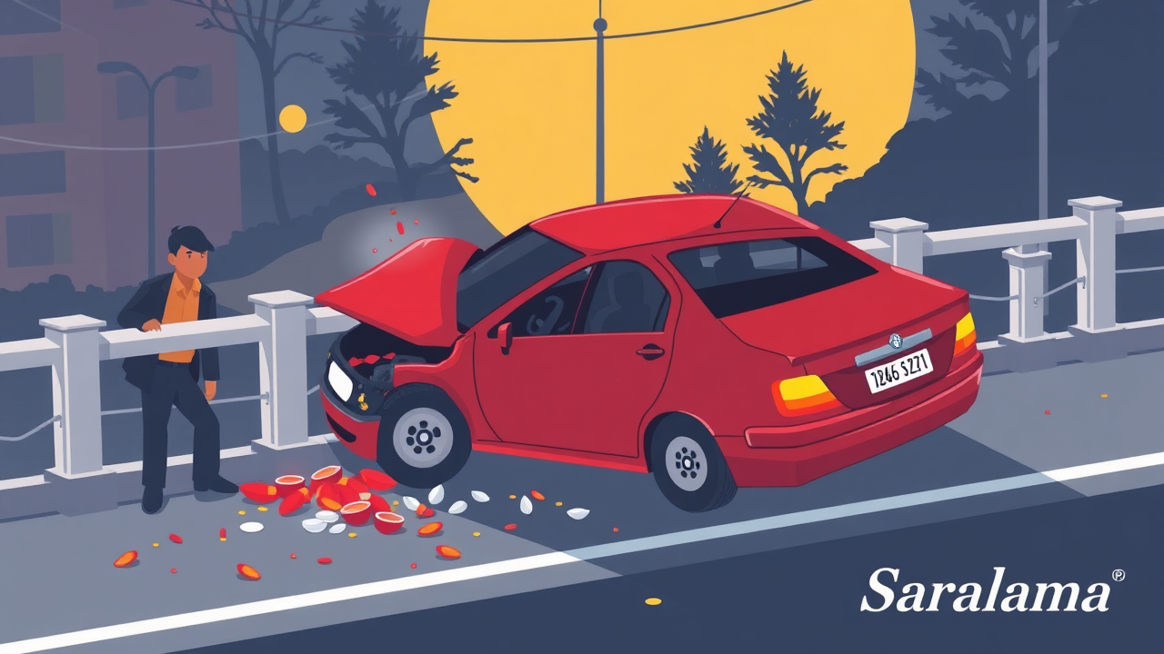 5 Injured as Car Crashes into Railing in Shimla on Diwali Night