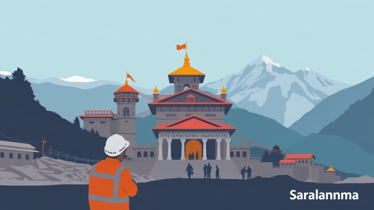 Chief Secretary Inspects Kedarnath Reconstruction Projects