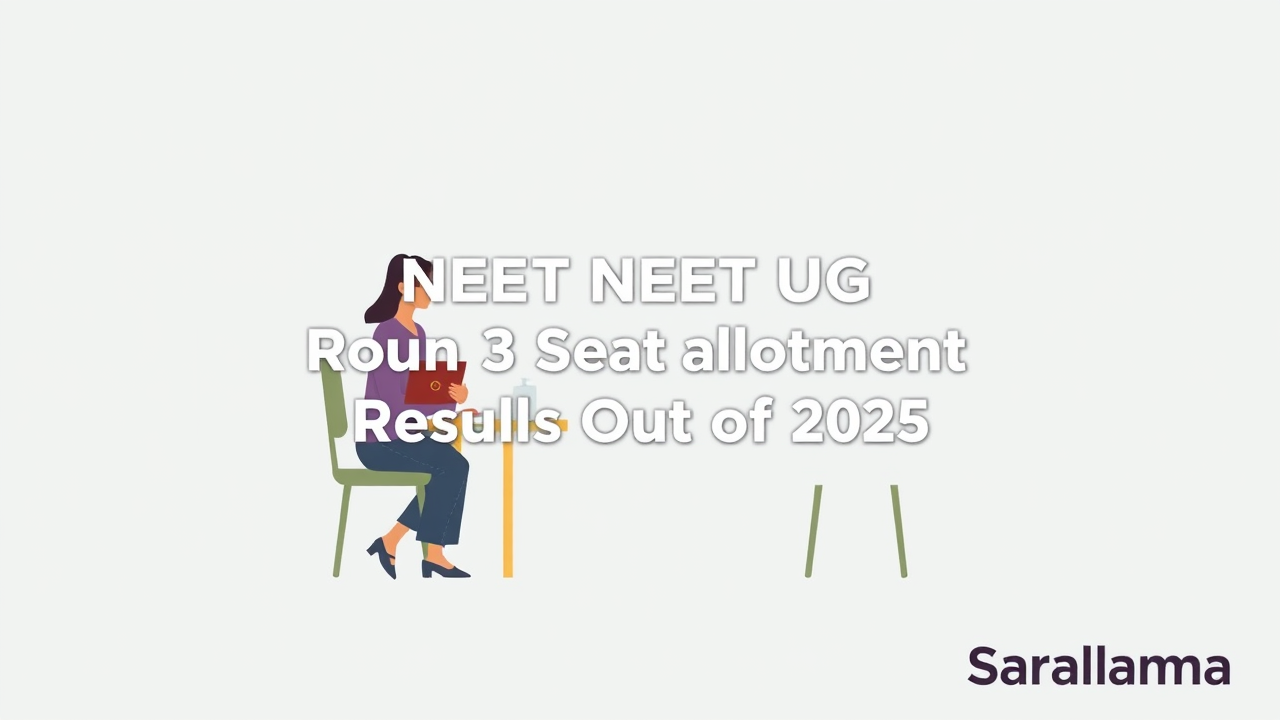 MCC NEET UG Round 3 Seat Allotment Results Out for 2025