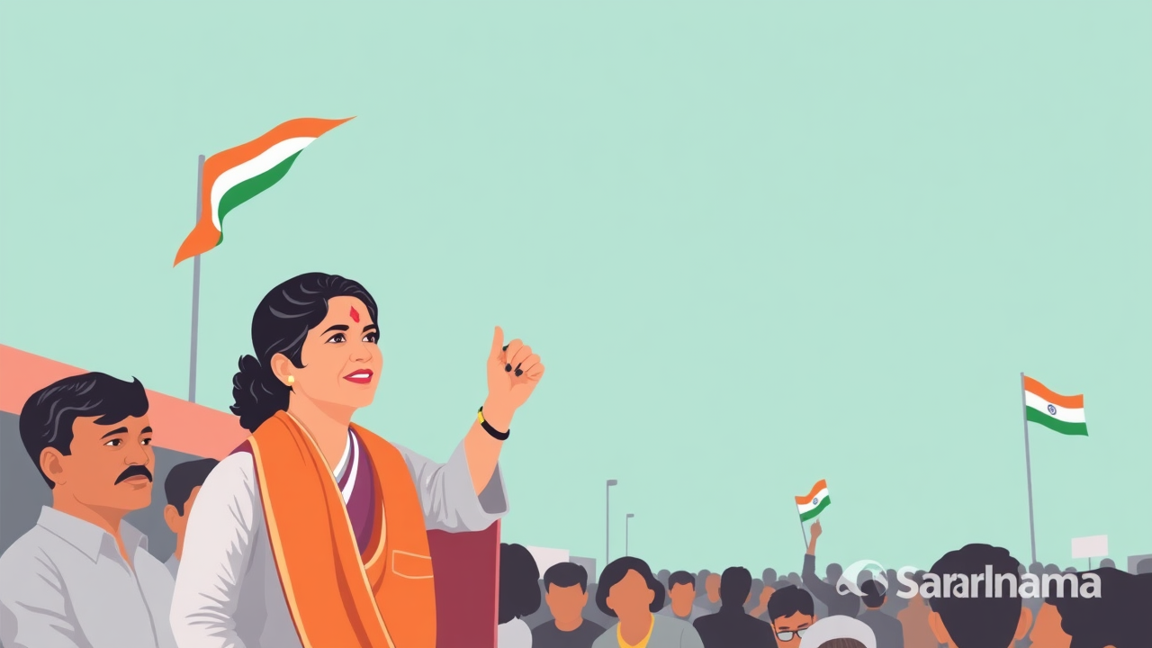 Priyanka Gandhi's Election Rally Prep in Muzaffarpur
