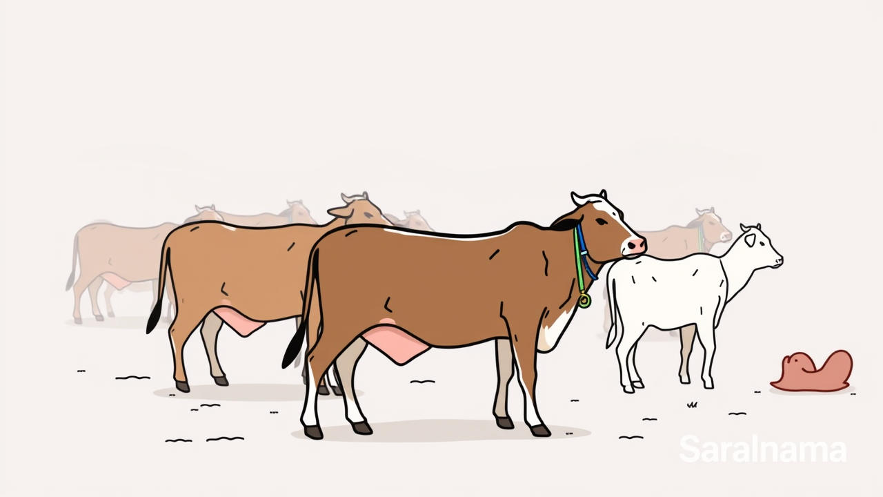 Cattle Health Camp Held on Govardhan Puja in Balrampur