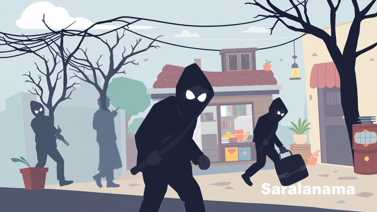 Thieves Strike Homes and Shops in Latehar, Steal Valuables
