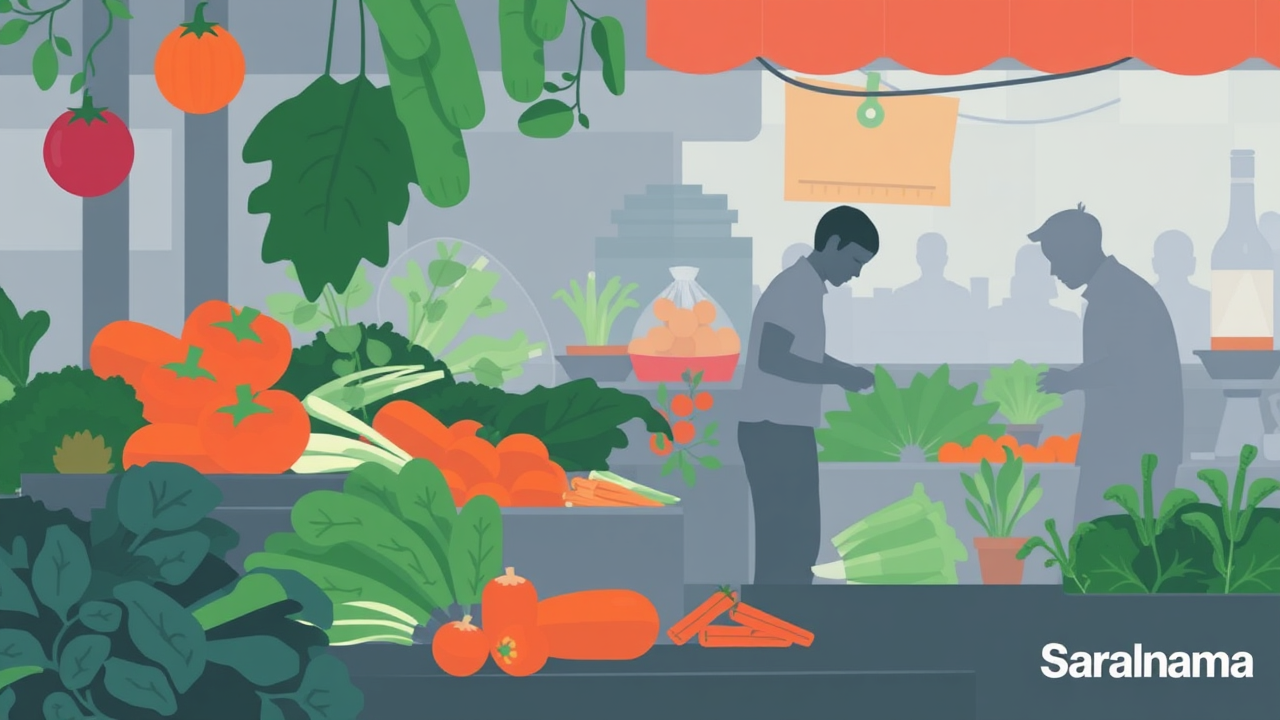 Vegetable Supply Drops 35% in Bhopal Markets