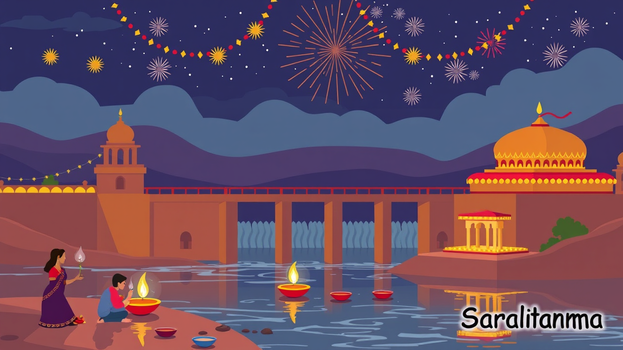 Diwali Celebrations Light Up Gidam