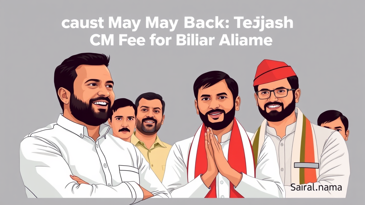 Congress May Back Tejashwi as CM Face for Bihar Alliance