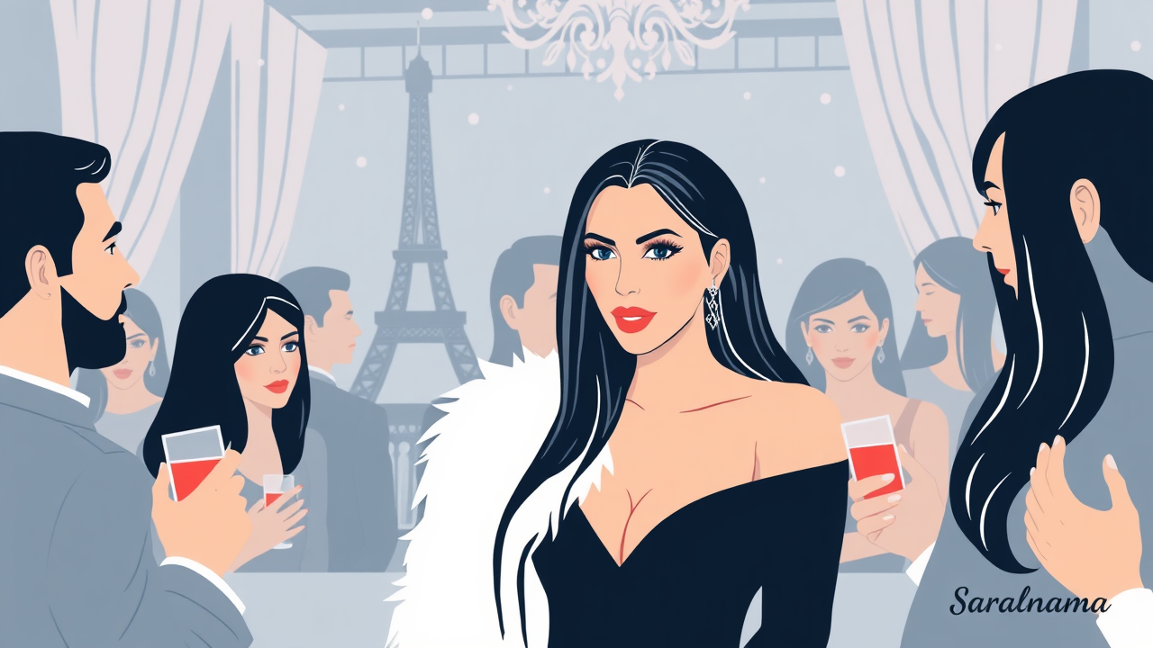 Kim Kardashian's 45th Birthday Bash in Paris