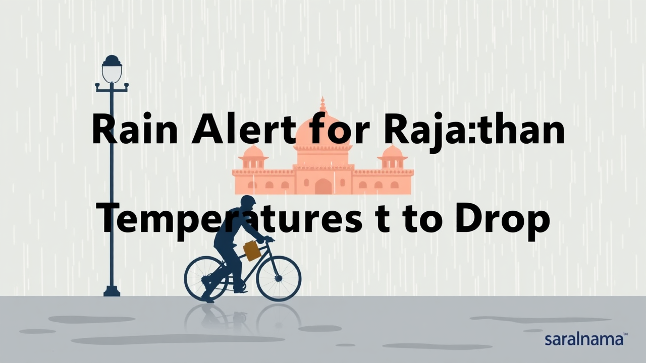 Rain Alert for Rajasthan: Temperatures to Drop