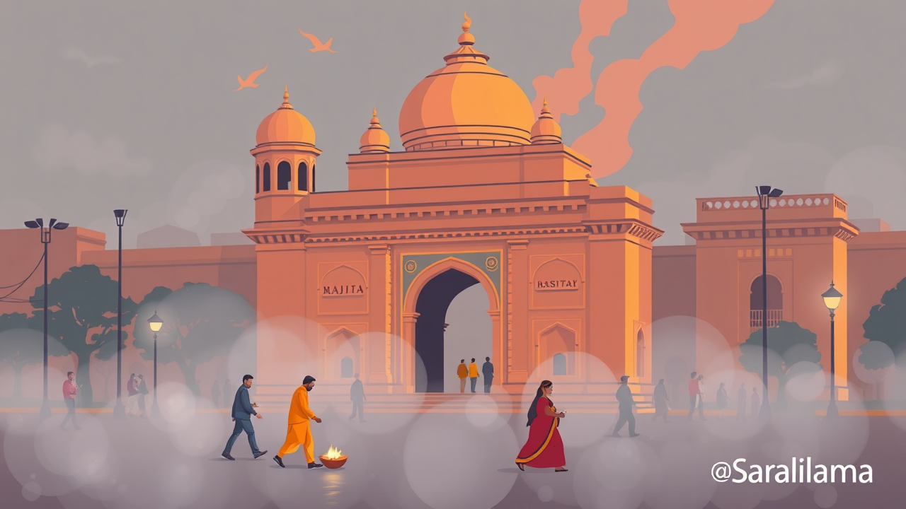 Delhi's Air Quality Worsens After Diwali Celebrations