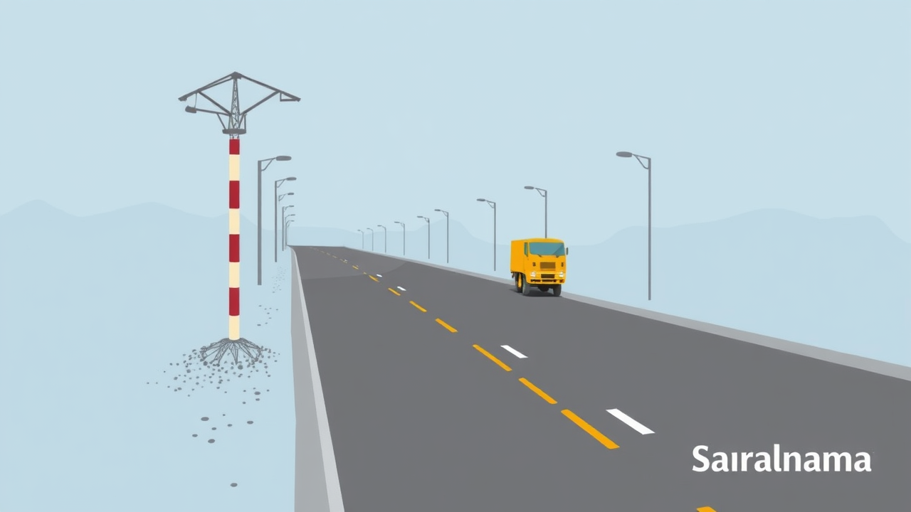 Meerut Road Construction Scam: Contractor Builds Substandard Roads