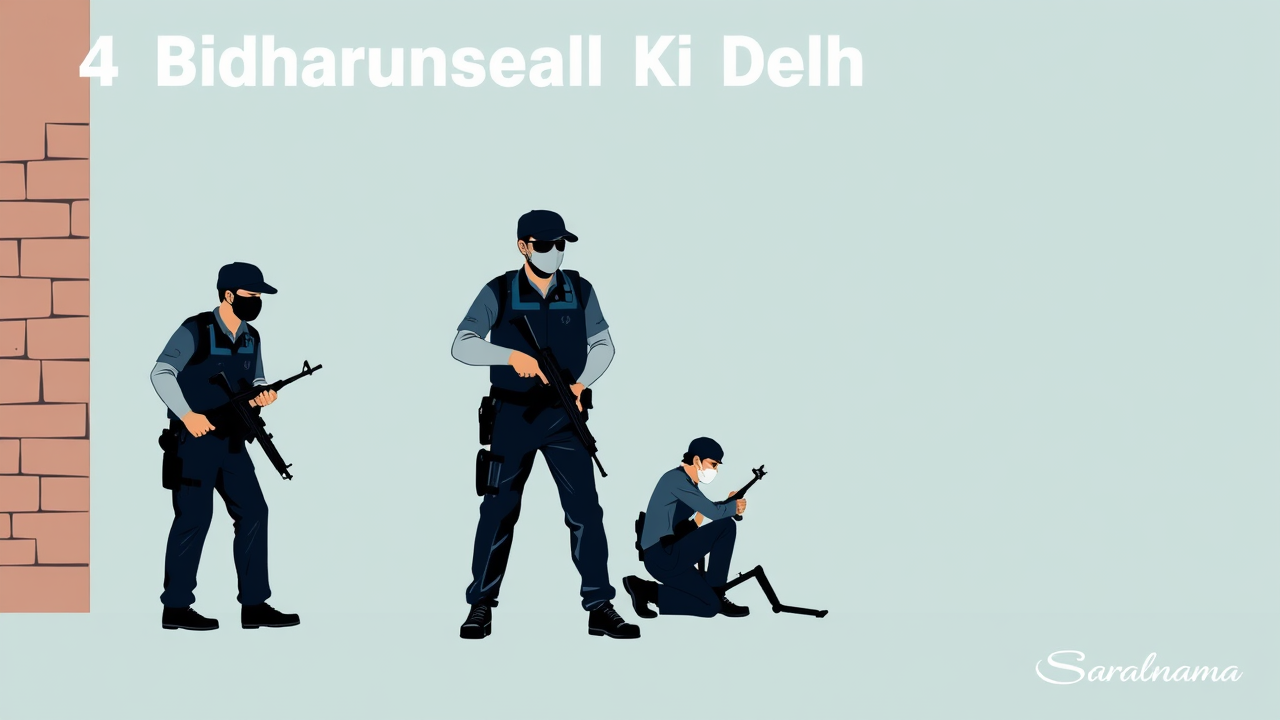 4 Bihar Criminals Killed in Delhi Police Encounter