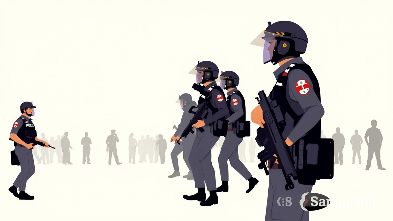 Police Tighten Security for Assembly Elections in India
