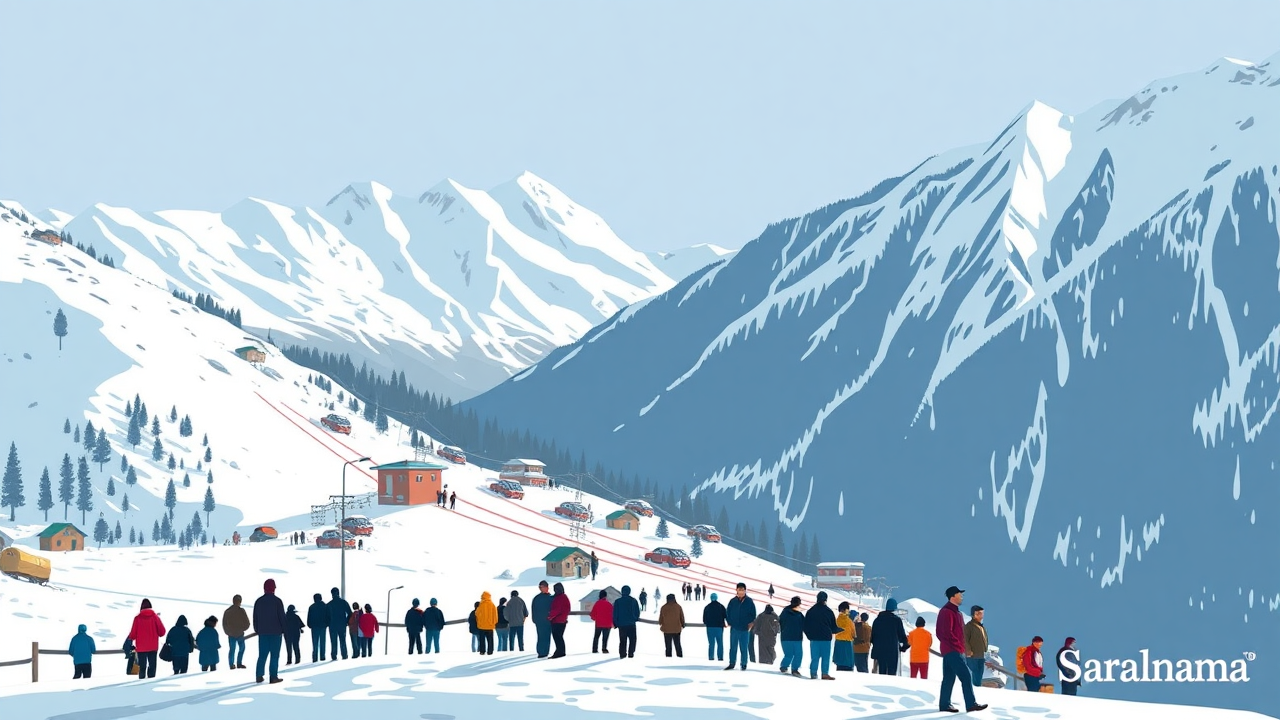 Tourists Flock to Rohtang for Snow as Weather Turns Pleasant