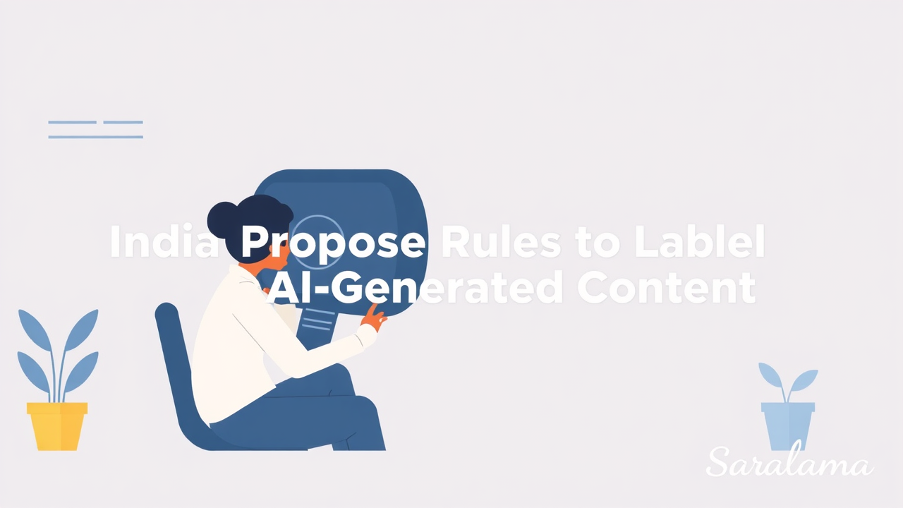India Proposes Rules to Label AI-Generated Content