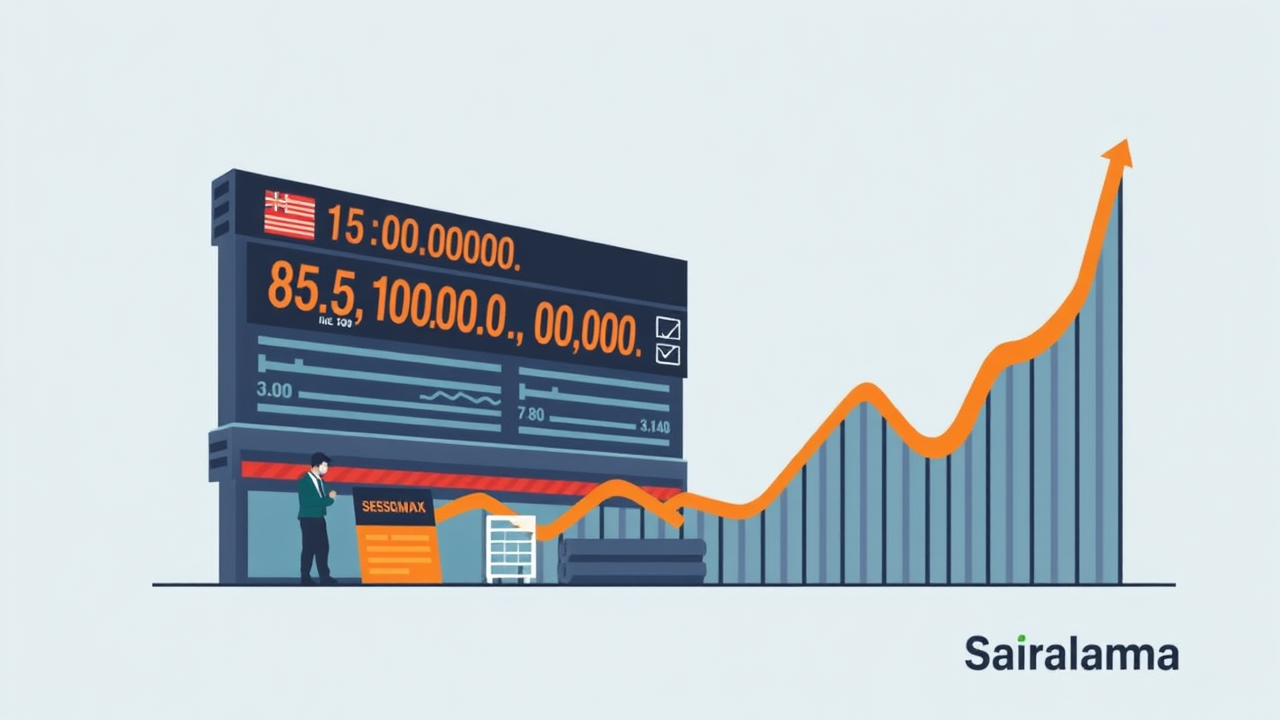 Sensex Crosses 85,000, Nifty Nears All-Time High