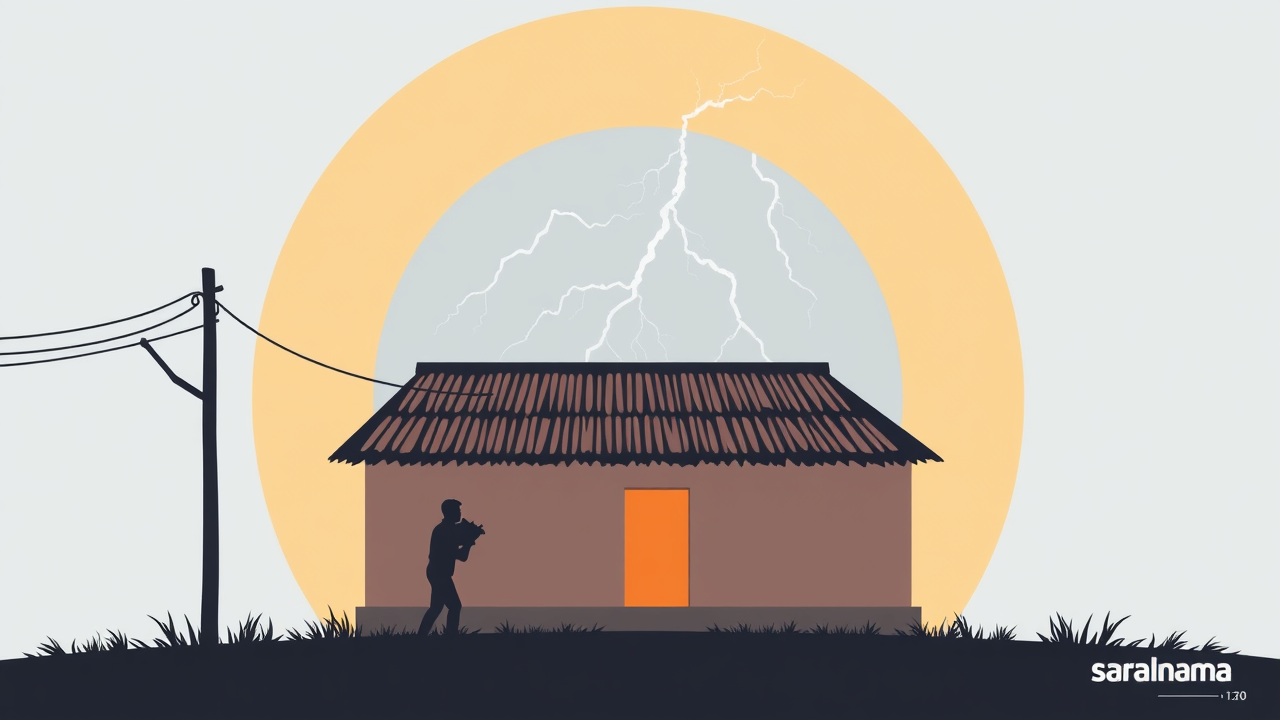 2 Dead, 2 Injured by Lightning Strike in Maihar Village