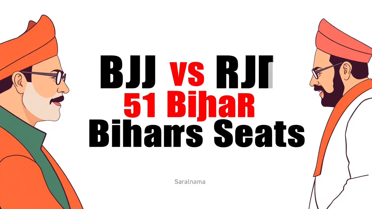 BJP and RJD Face Off in 51 Bihar Assembly Seats