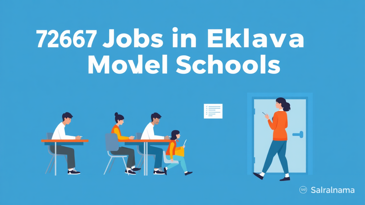7267 Jobs in Eklavya Model Schools: Apply Today