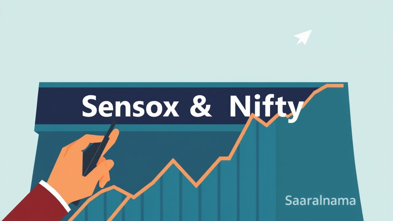 Sensex and Nifty Near All-Time Highs